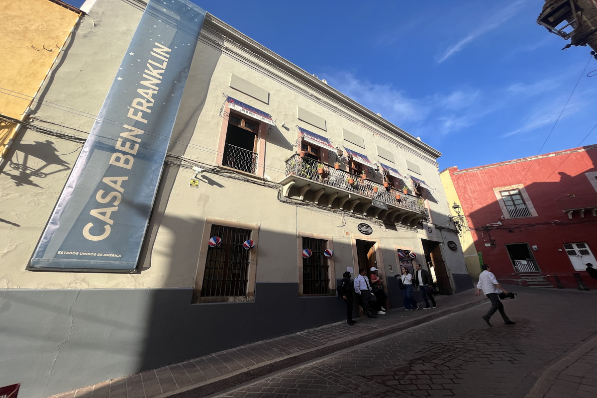 Casa Ben Franklin en Guanajuato (foto Gustavo Torres/NotiPress)