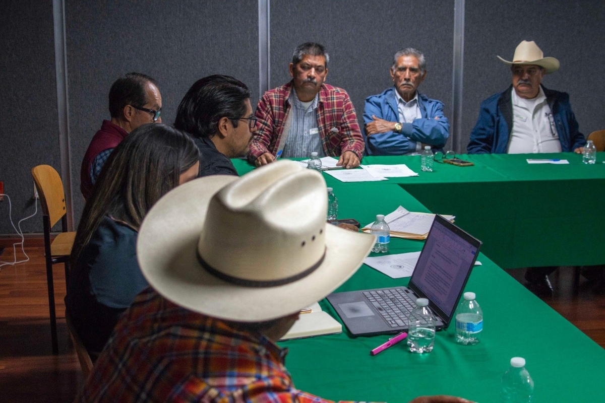 Reunión entre la Secretaría de Agricultura y el FNRCM. Fuente: X @Agricultura_mex