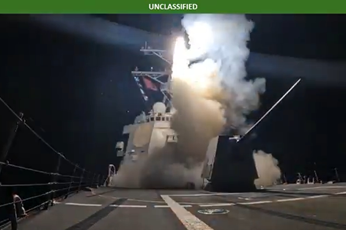 Imágenes difundidas por el Pentágono. Fuente: @DeptofWar