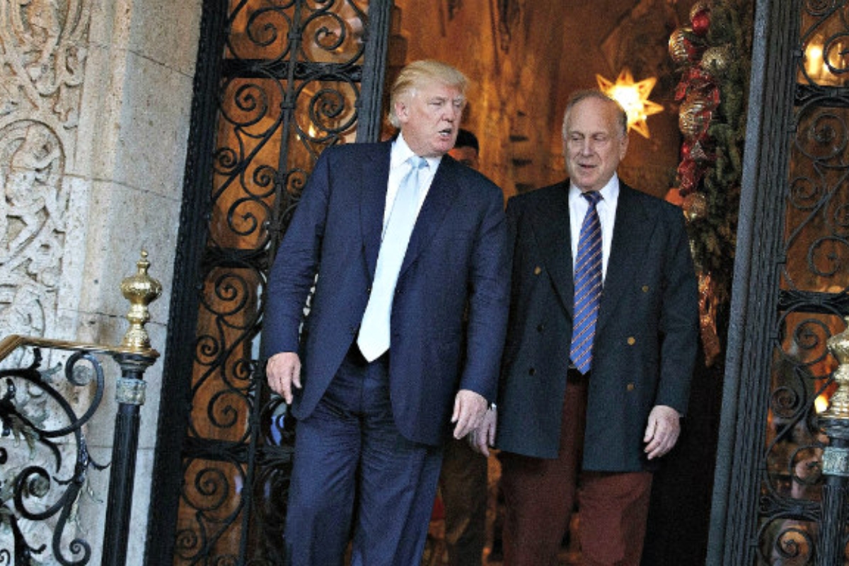 Donald Trump junto a Ronald Lauder. Fuente: Alain Elkann Interviews