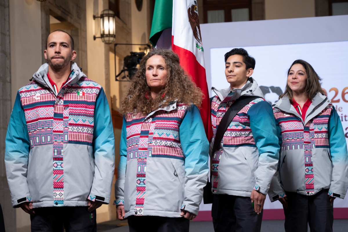 Alan Daniel Corona, Sara Schlepper, Donovan Carrillo y Regina Martínez, los cuatro deportistas que representarán a México en los Juegos Olímpicos de Invierno Milano Cortina 2026