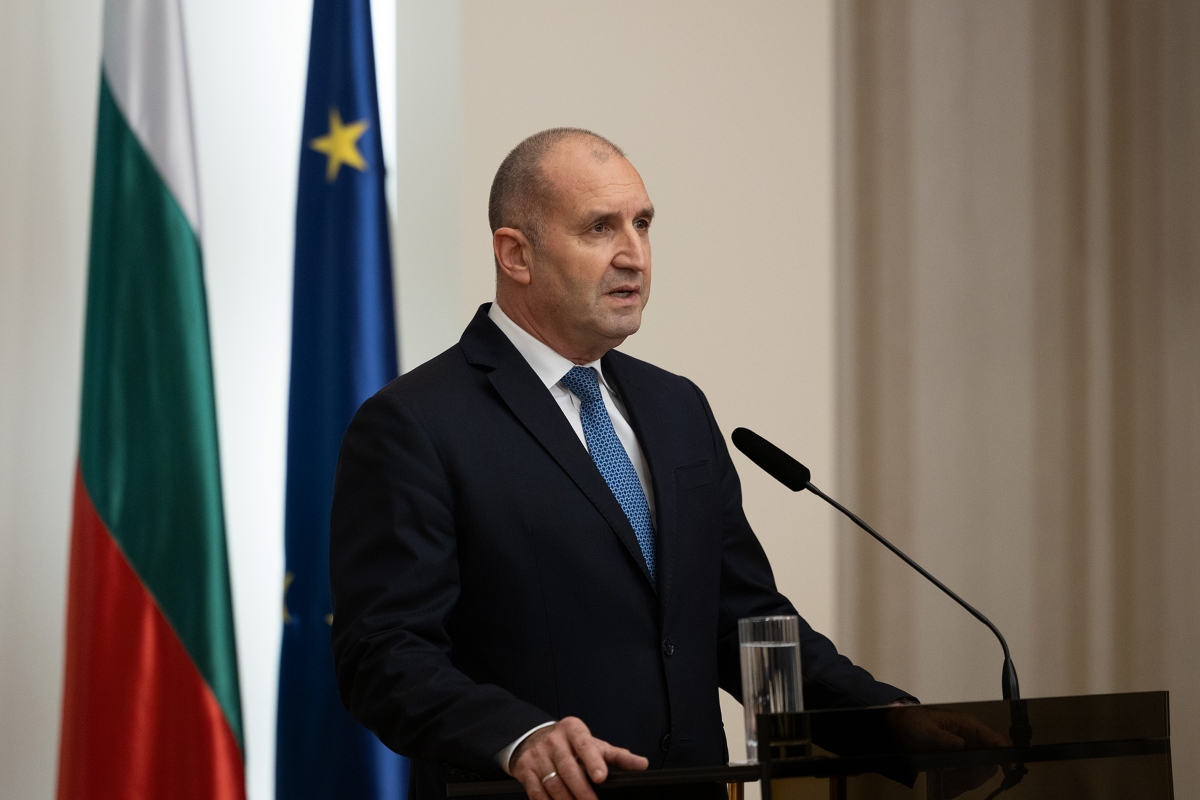 El Presidente búlgaro, Rumen Radev. Fuente: @PresidentOfBg