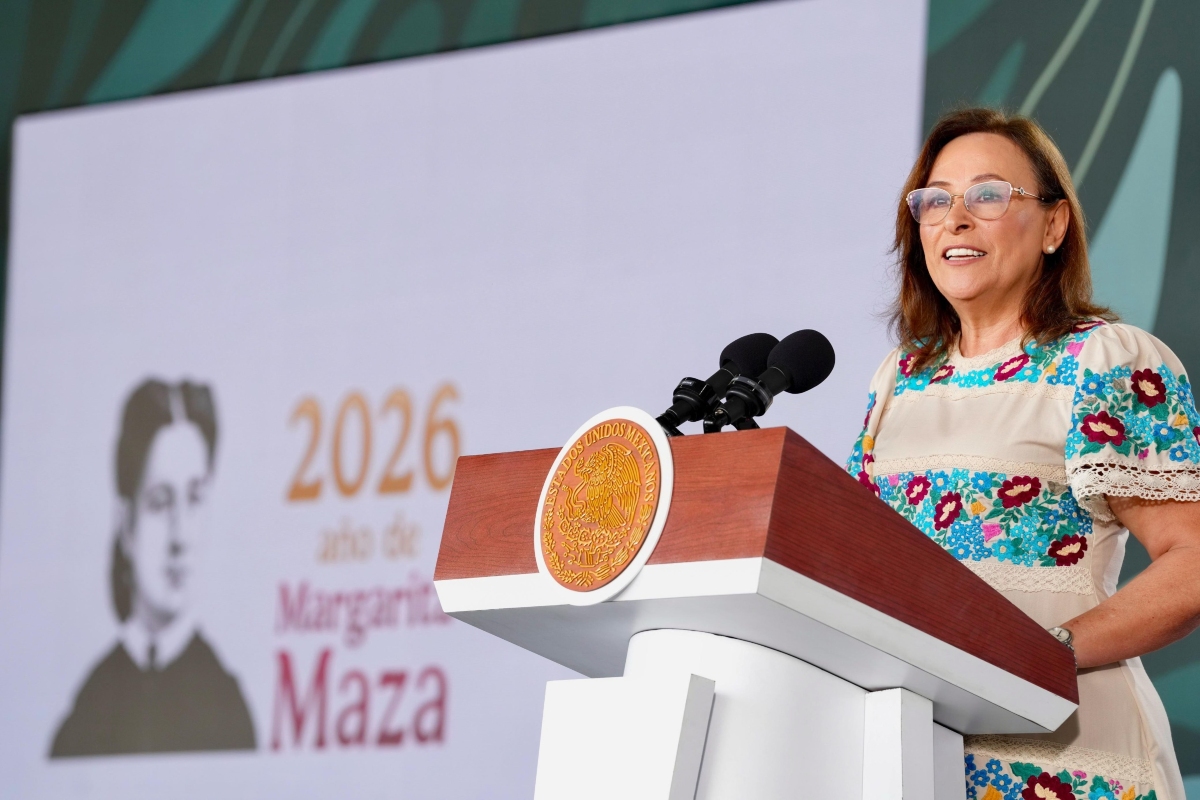 La gobernadora de Veracruz, Rocío Nahle. Fuente: Gobierno de México