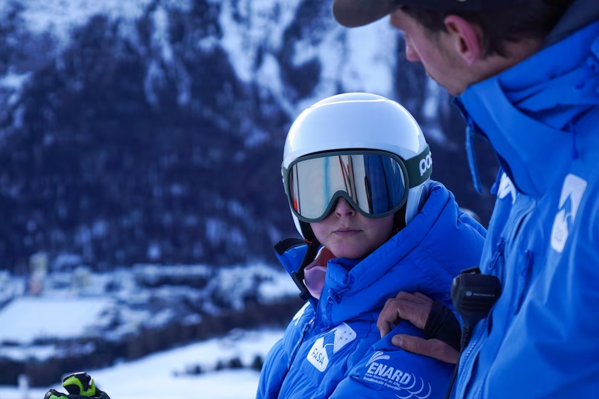 La fueguina de 19 años, Nicole Begue, representará al país en esquí alpino. Fuente: Milano Cortina 2026