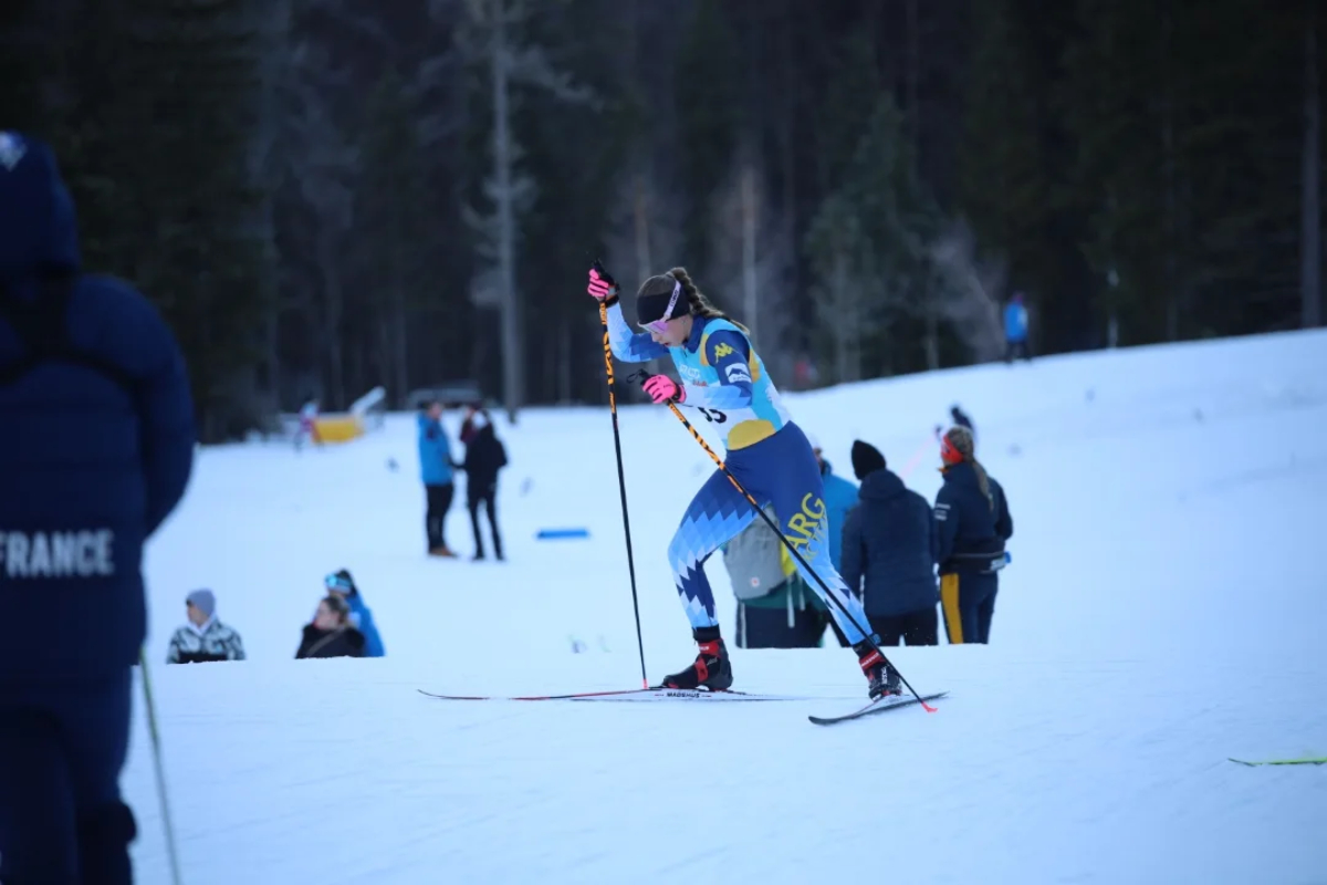 Agustina Groetzner, esquí de fondo. Fuente: IG agusgroetzner.r