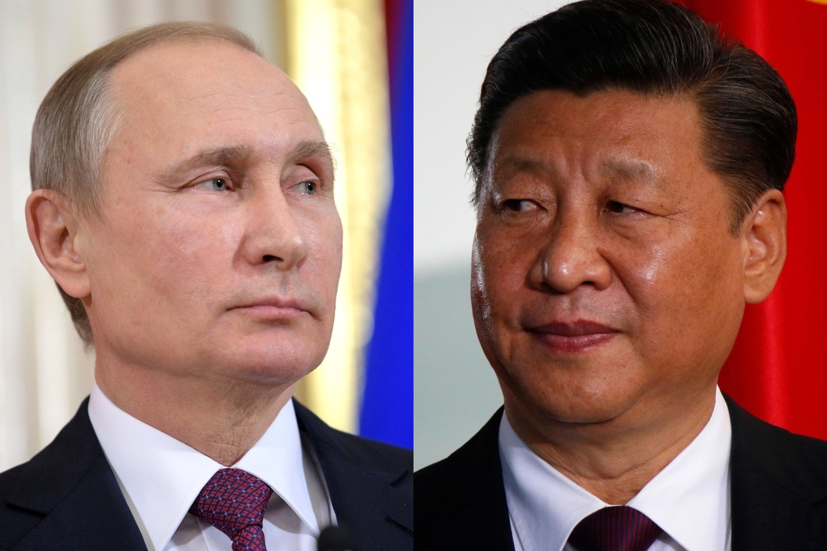 Vladimir Putin y Xi Jinping. Fuente: NotiPress (composición)