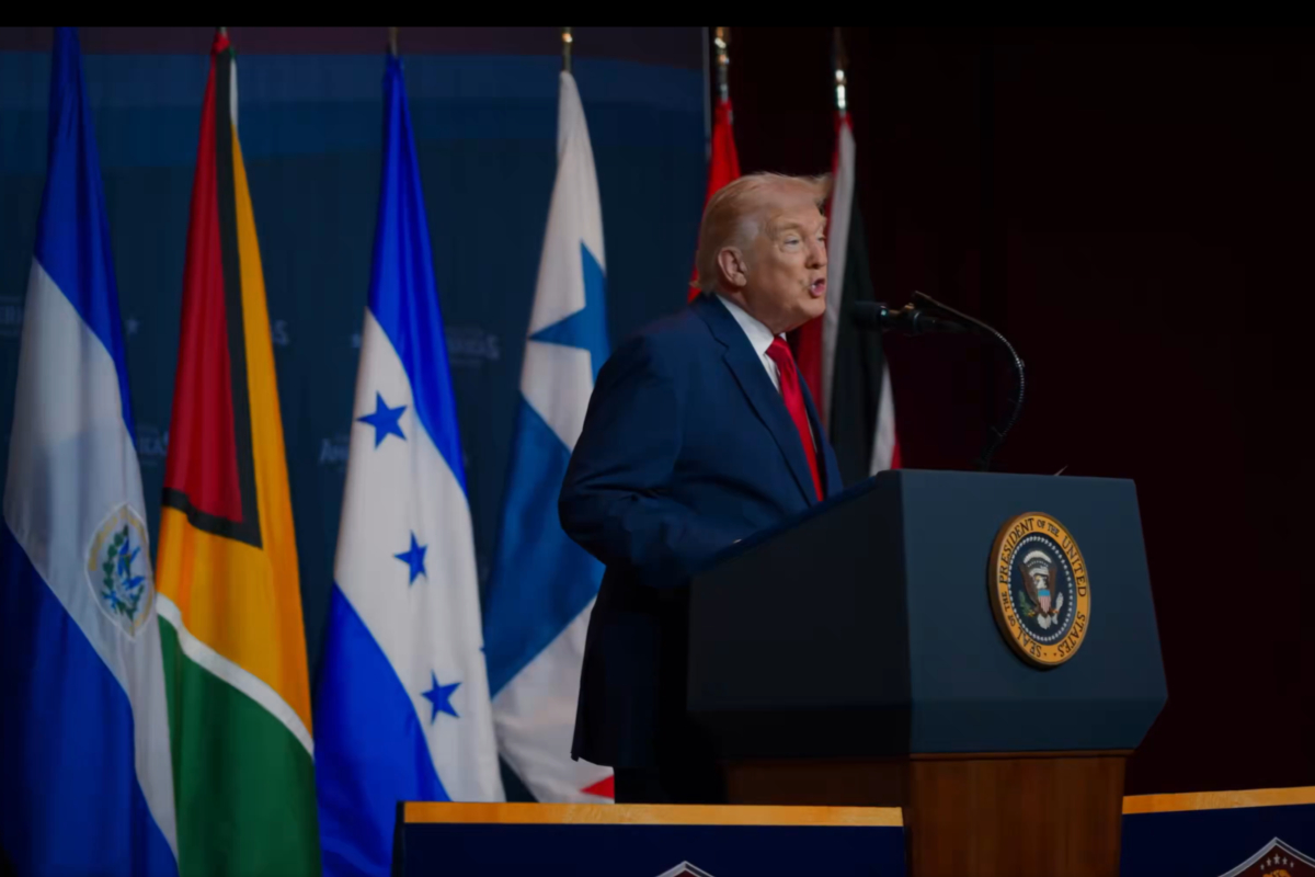 Trump celebro la cumbre "Escudo de las Américas" el 7 de marzo en Miami junto a 12 líderes latinoamericanos. Fuente: White House