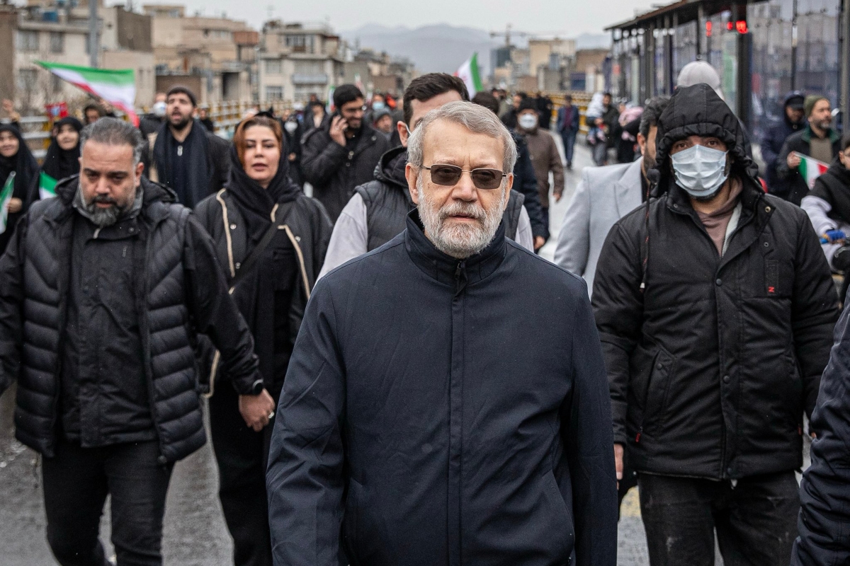 Fuente: X @alilarijani_ir