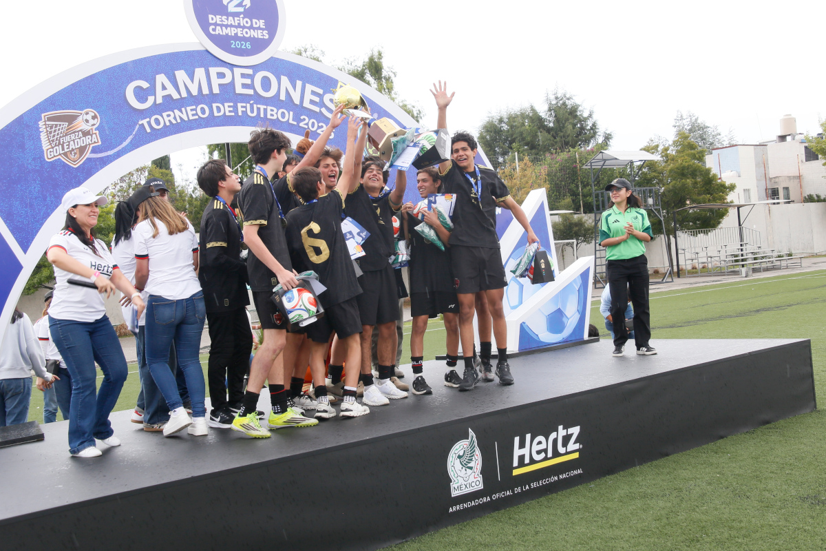 Equipo ganador varonil Tribu del Balón (foto Sergio F Cara/NotiPress)