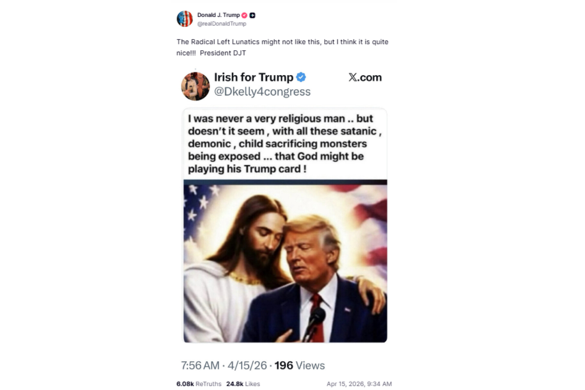 Fuente: Truth Social/Donald Trump