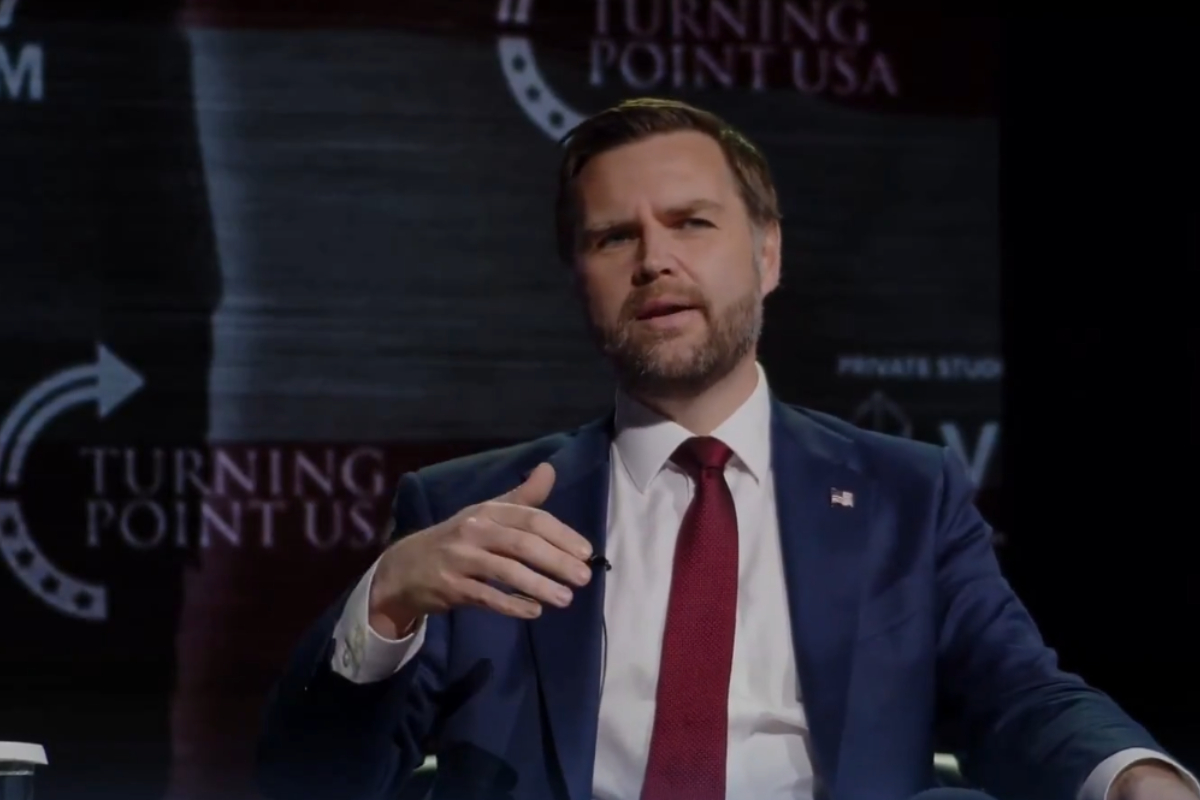 El vicepresidente JD Vance en Turning Point USA. Fuente: JD Vance/X