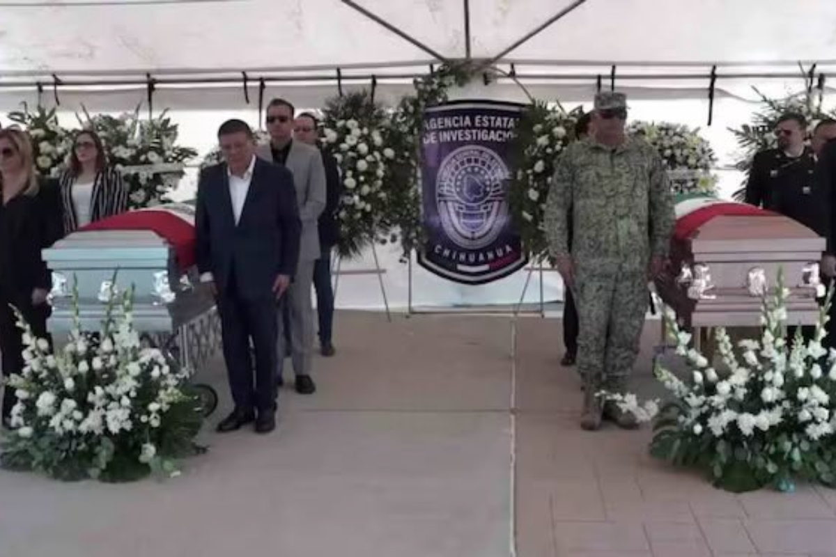 Funeral de los fallecidos en Chihuahua. Fuente: X