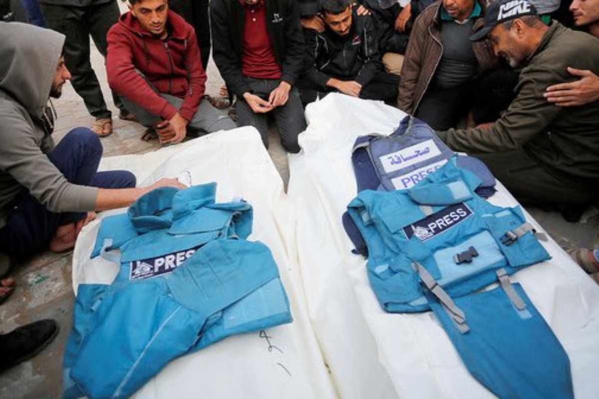 Periodista muerto en Gaza. Fuente: X @BRAVENEWEUROPE1