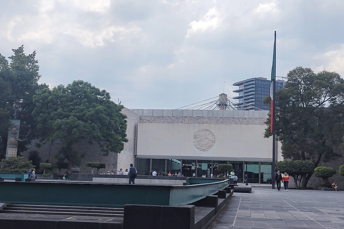 Fachada del Museo Nacional de Antropología en CDMX (Patricia Manero/NotiPress)