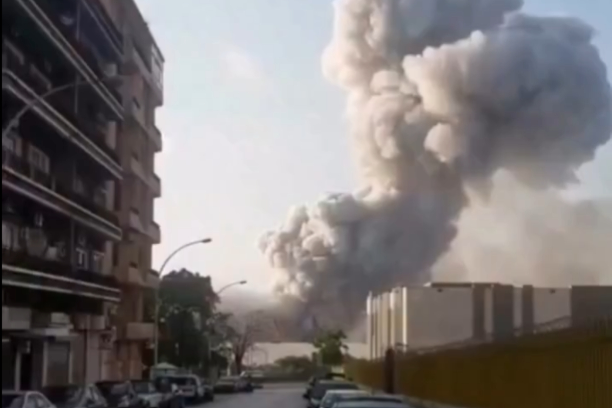 Ataque en el barrio de Dahiyeh en Beirut el 14 de junio. Fuente: X