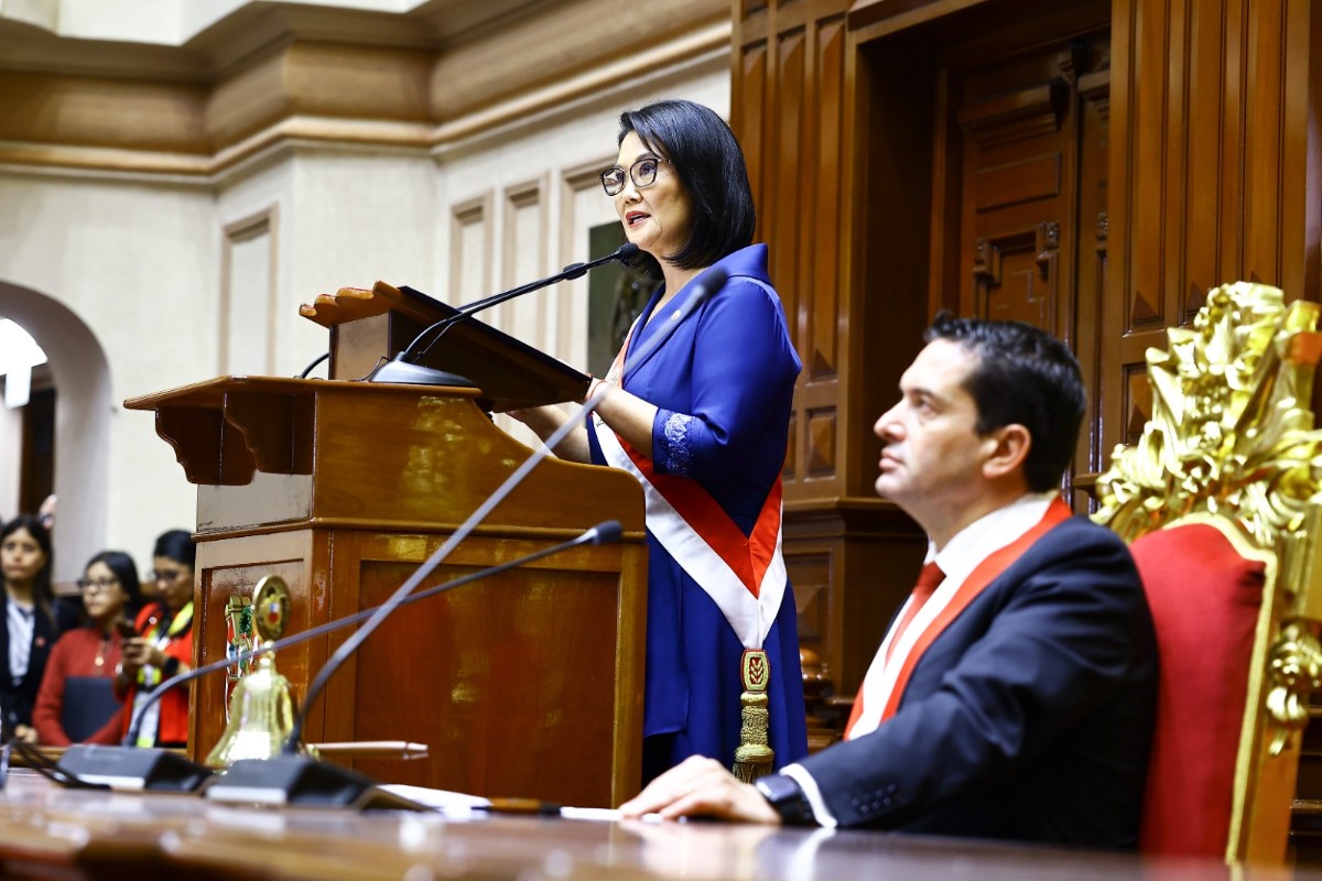 “El poder solo tiene sentido cuando se ejerce para servir. (…) No he venido a ofrecer milagros inmediatos ni promesas vacías. He venido a ofrecer método, disciplina, trabajo y una ruta clara”, expresó en su prmer mensaje a la nación. Fuente: X @presidenciaperu