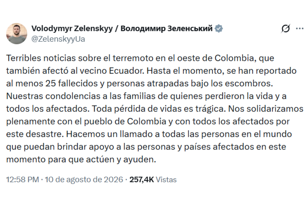 Fuente: X @ZelenskyyUa