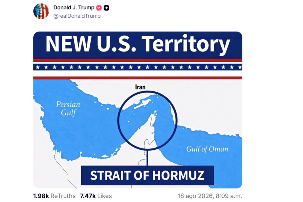 Fuente: Truth Social @realDonaldTrump
