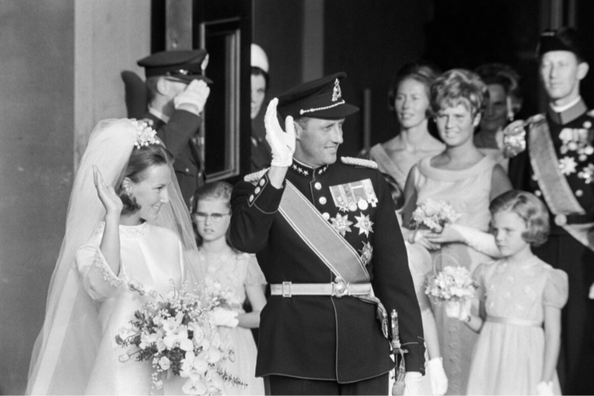 Harald V y la reina Sonja contrajeron matrimonio el 29 de agosto de 1968 en Oslo. Fuente: X @RoyalCentral