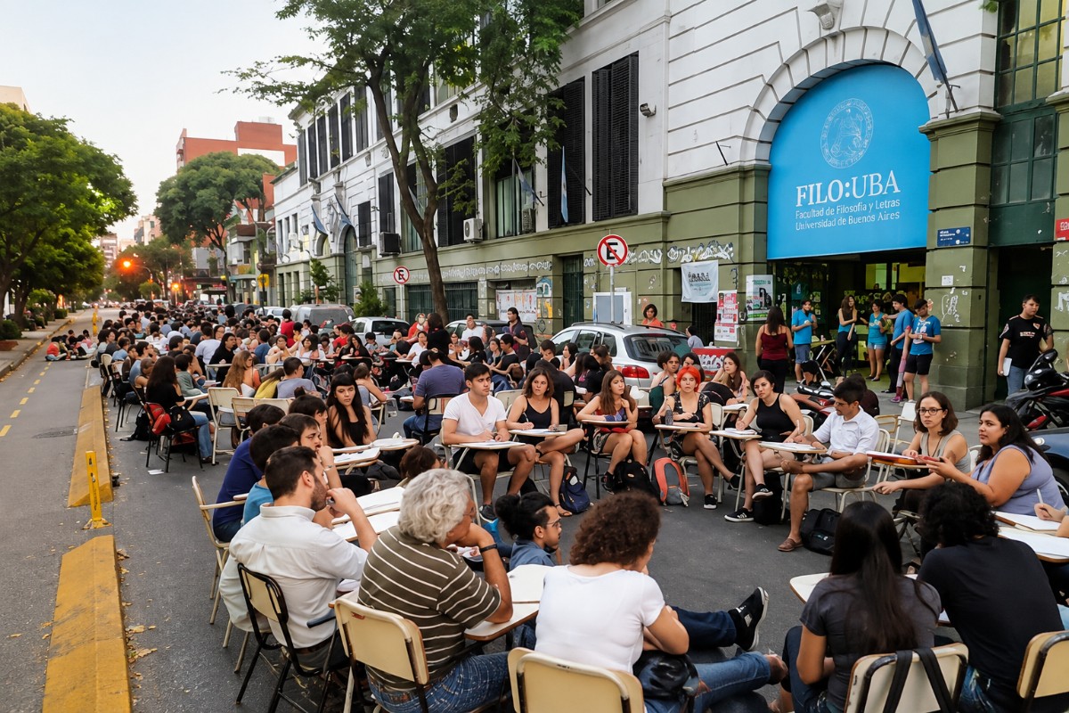 FEDUBA/ Clases públicas a modo de protesta