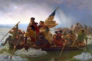 Washington cruzando el Delaware por Emanuel Gottlieb Leutze